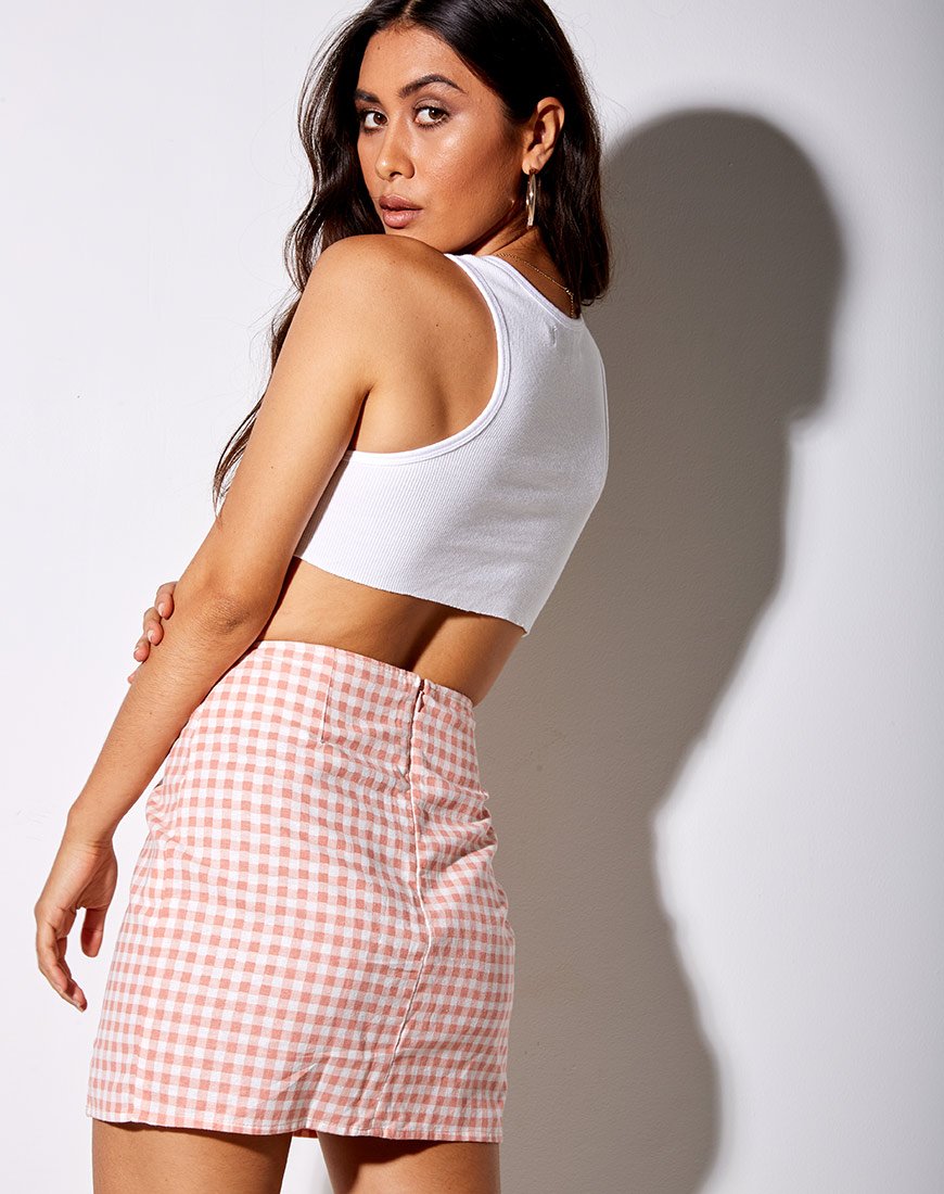 Zila minirok in roze ruit