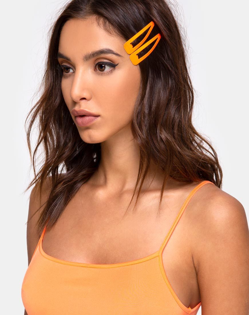 Afbeelding van Neon Haarspeld Set in Oranje