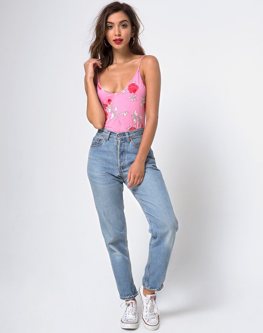 Afbeelding van Tahiti Bodice in Candy Rose
