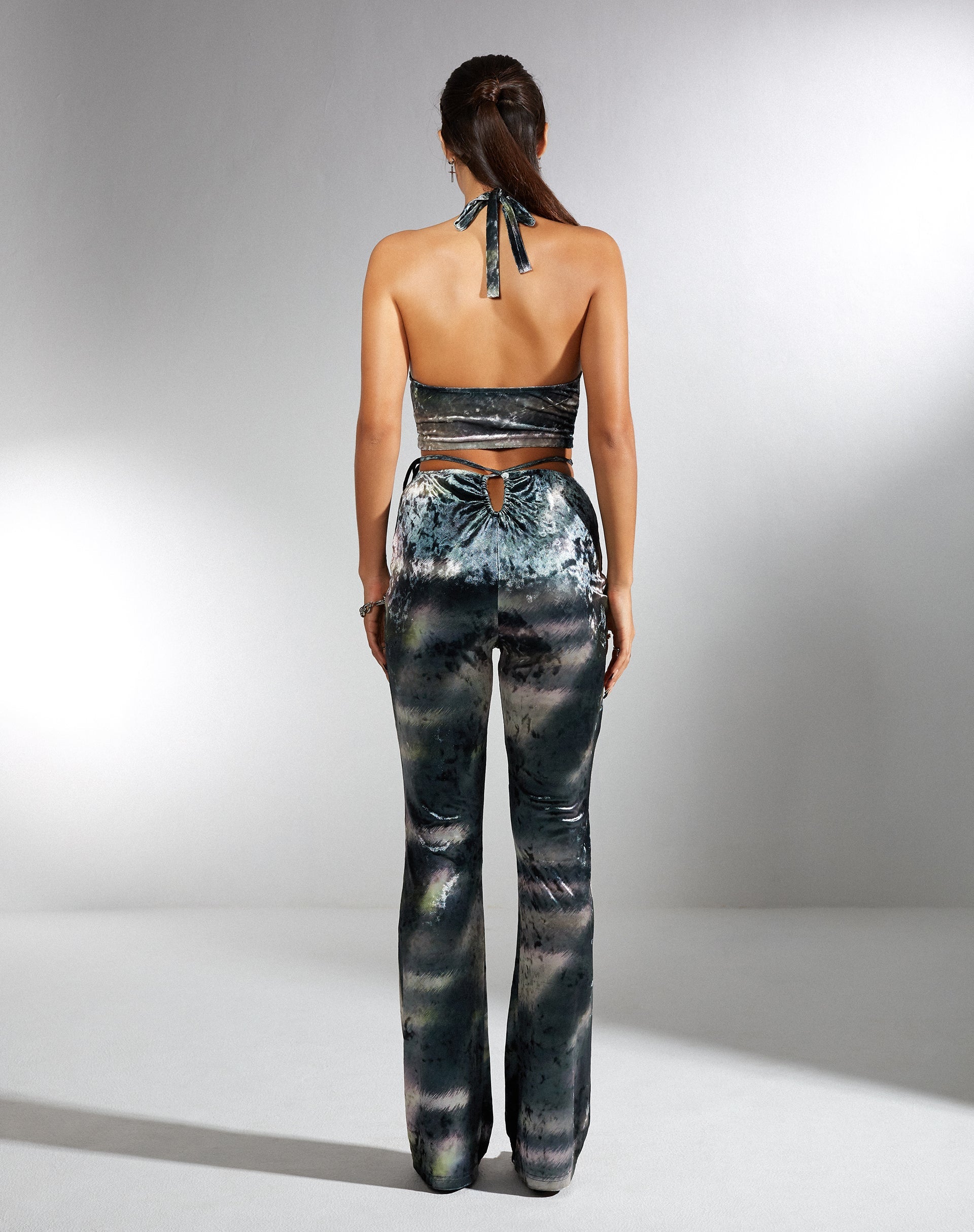 Afbeelding van MOTEL X IRIS Sarita Broek in Abstract Camo