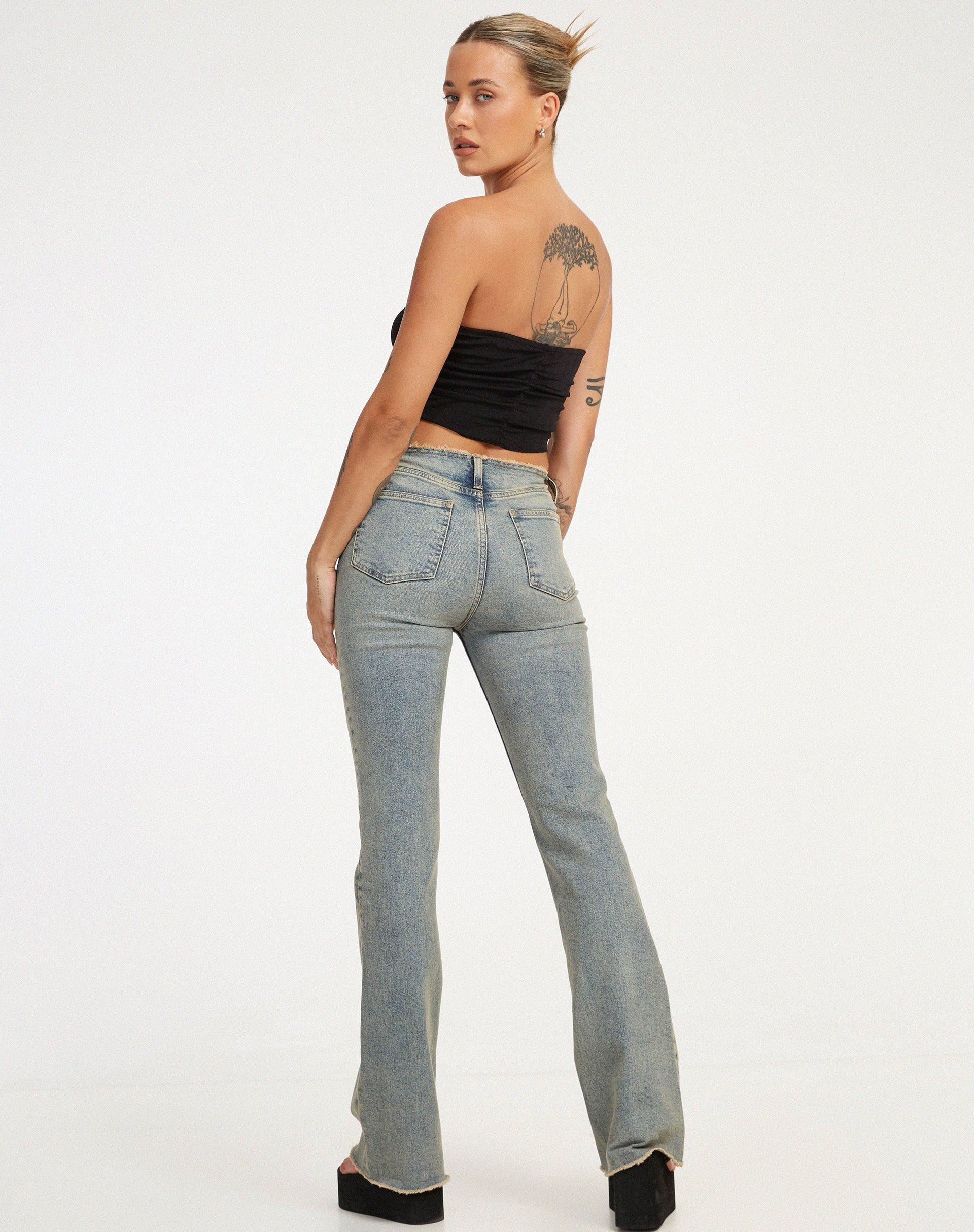 Afbeelding van Hankru Bandeau Top in Zwart