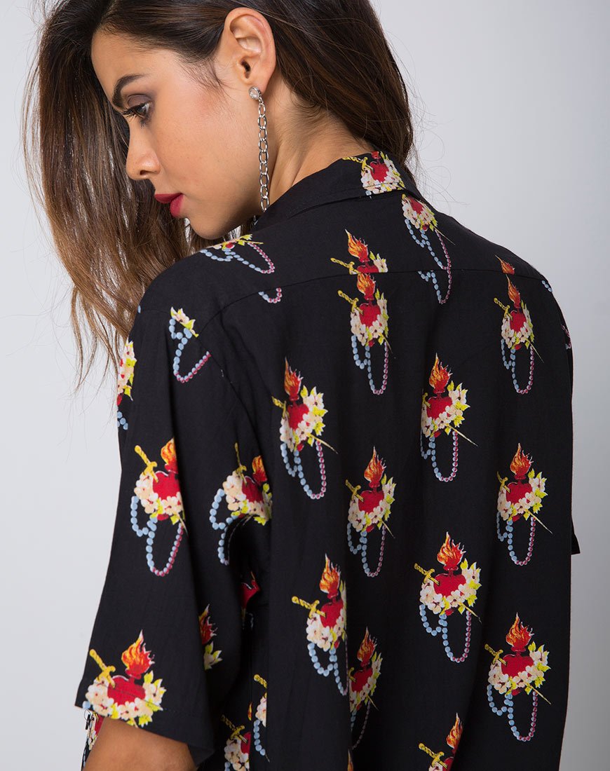 Afbeelding van Hawaiian Shirt in Sacred Heart