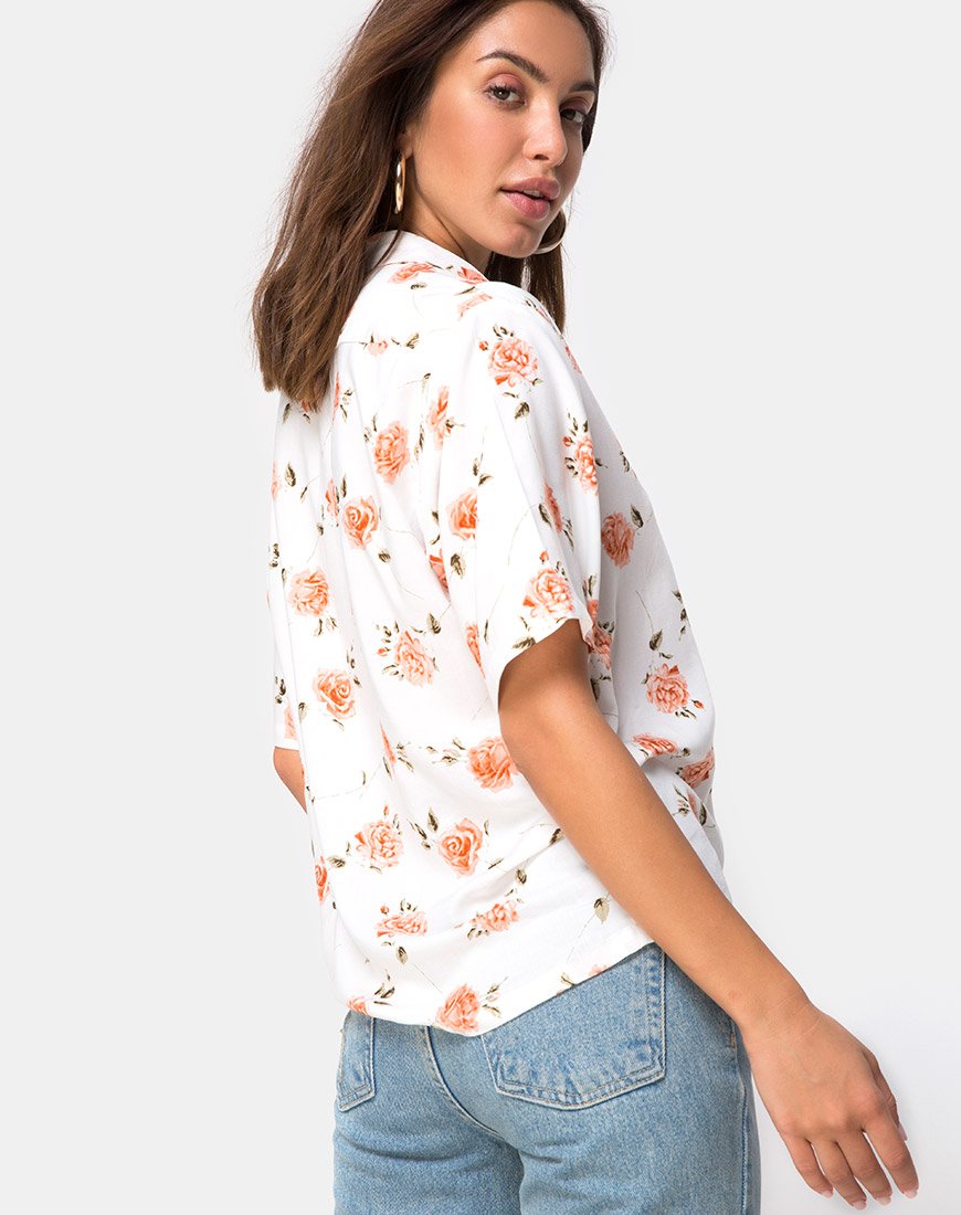 Afbeelding van Hawaïaans shirt in nieuwe romantiek