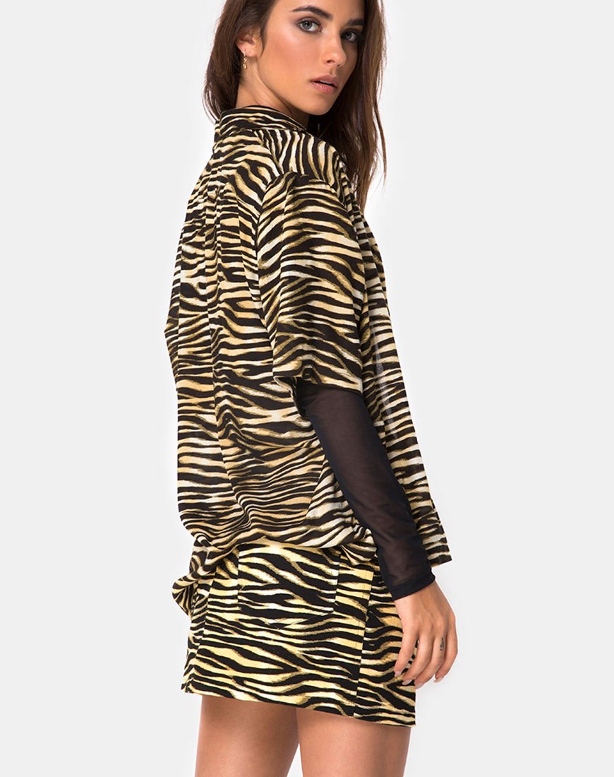Hawaii shirt in Zip's Zebra Bruin