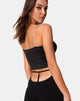 Afbeelding van Hearty Flare Broek in Zwart Spandex