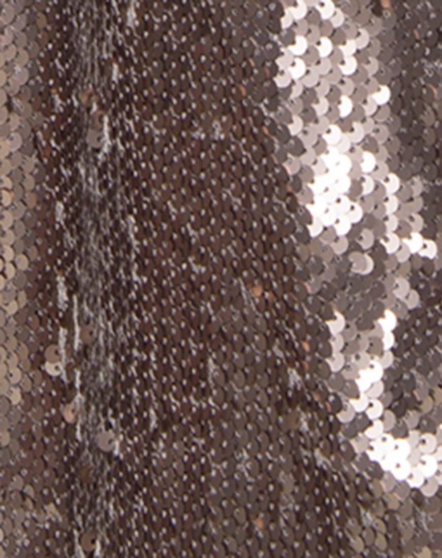 Afbeelding van Helena Rok in Pailletten Taupe