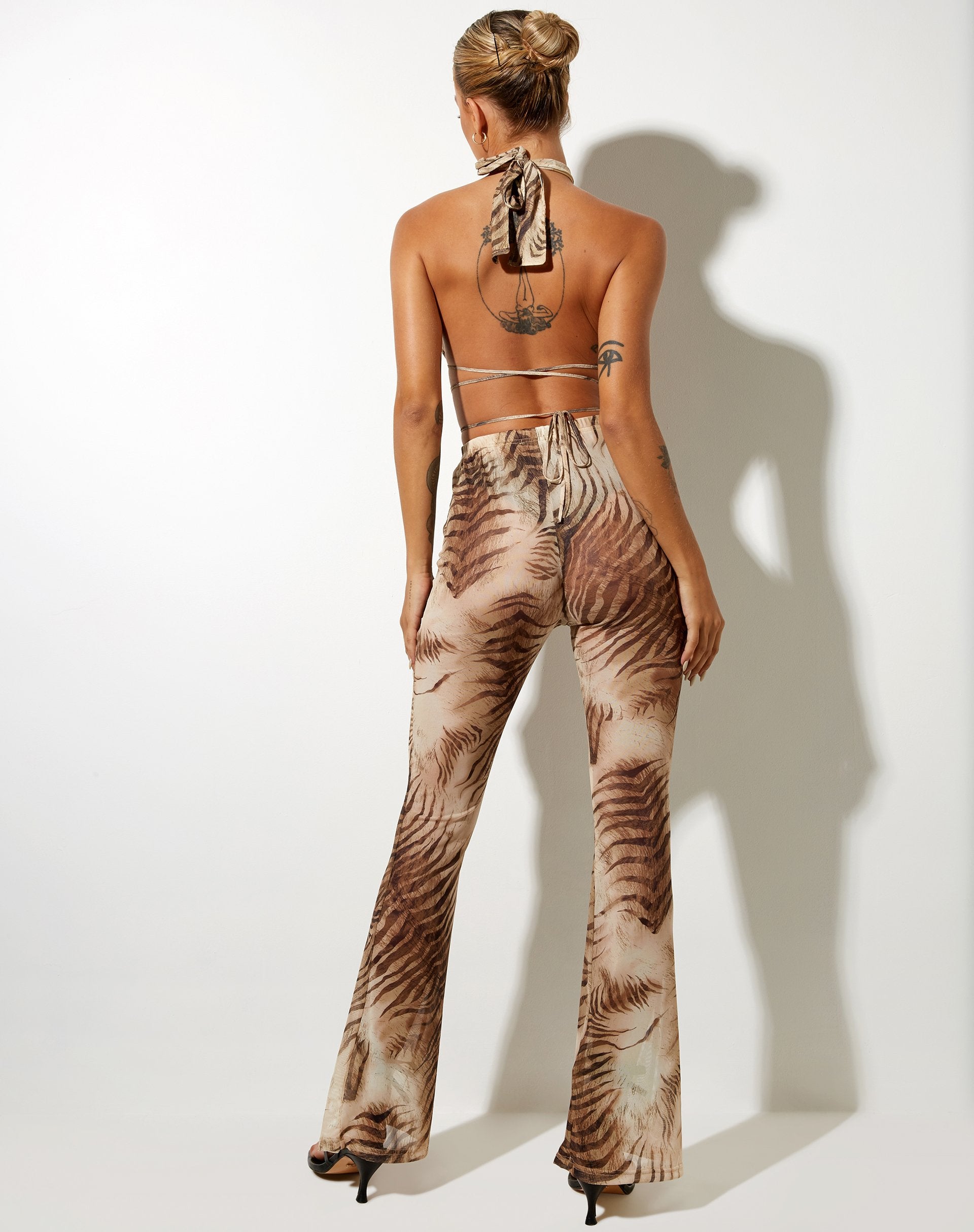 Afbeelding van Katara Strappy Top in Tijgerbruin