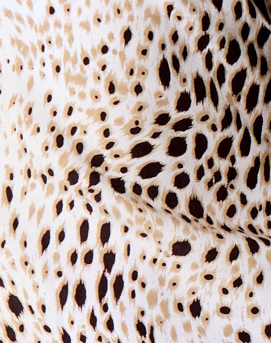 Afbeelding van Hian Maxi Dress in Sand Leopard