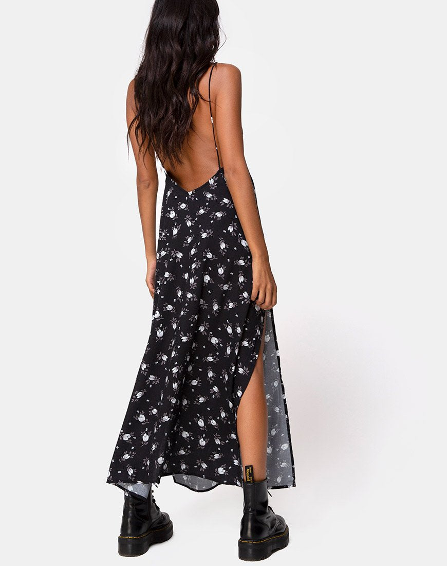 Afbeelding van Hime Maxi Dress in Dark Tulip