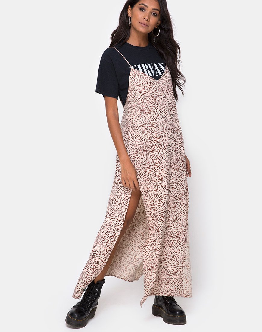 Afbeelding van Hime Maxi Dress in Safari Taupe