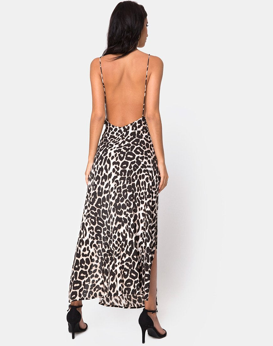 Afbeelding van Hime Maxi Dress in Oversized Jaguar