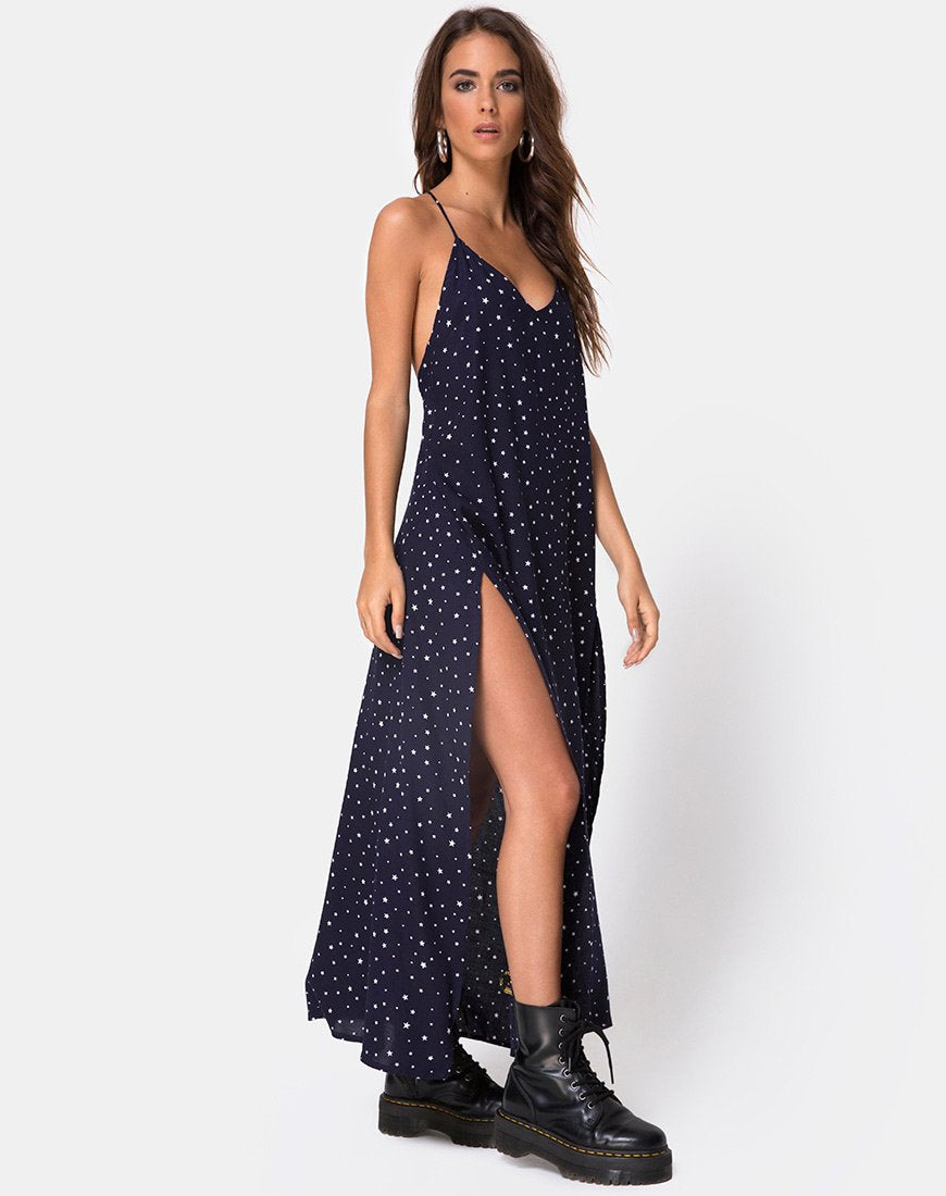 Afbeelding van Hime Jurk in Starstruck Navy