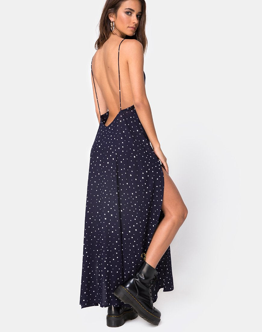 Afbeelding van Hime Jurk in Starstruck Navy