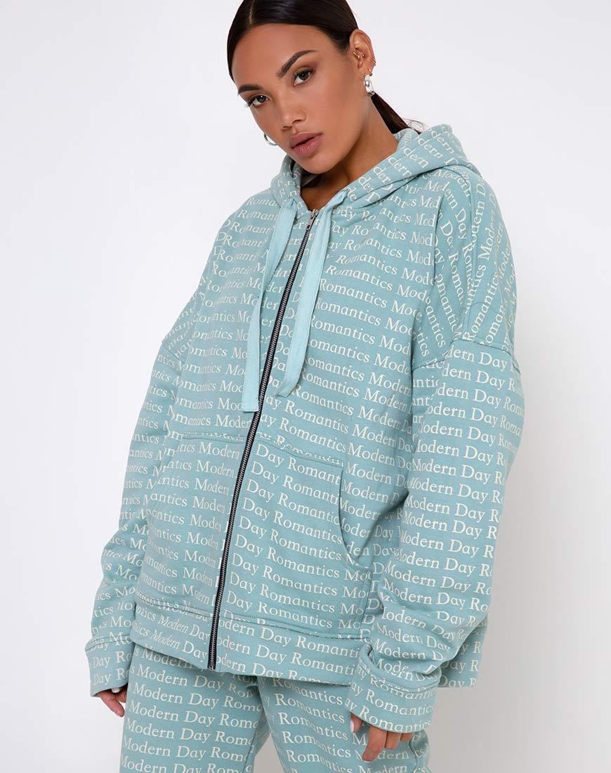 Afbeelding van Hollack Hoody in Modern Day Romantics Seafoam