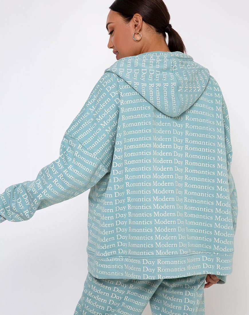 Afbeelding van Hollack Hoody in Modern Day Romantics Seafoam