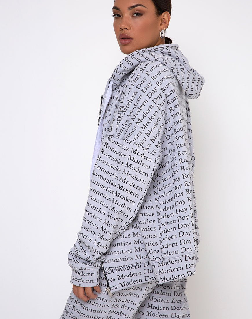 Afbeelding van Hollack Hoody in Modern Day Romantics Grijs