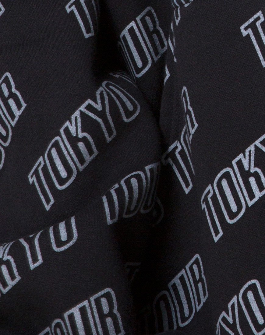 Afbeelding van Hollack Zip Hoody in Tokyo Tour Zwart