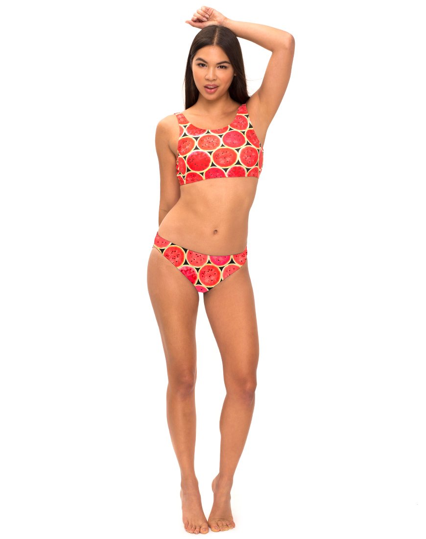Honey Bikinibroekje in Watermeloen