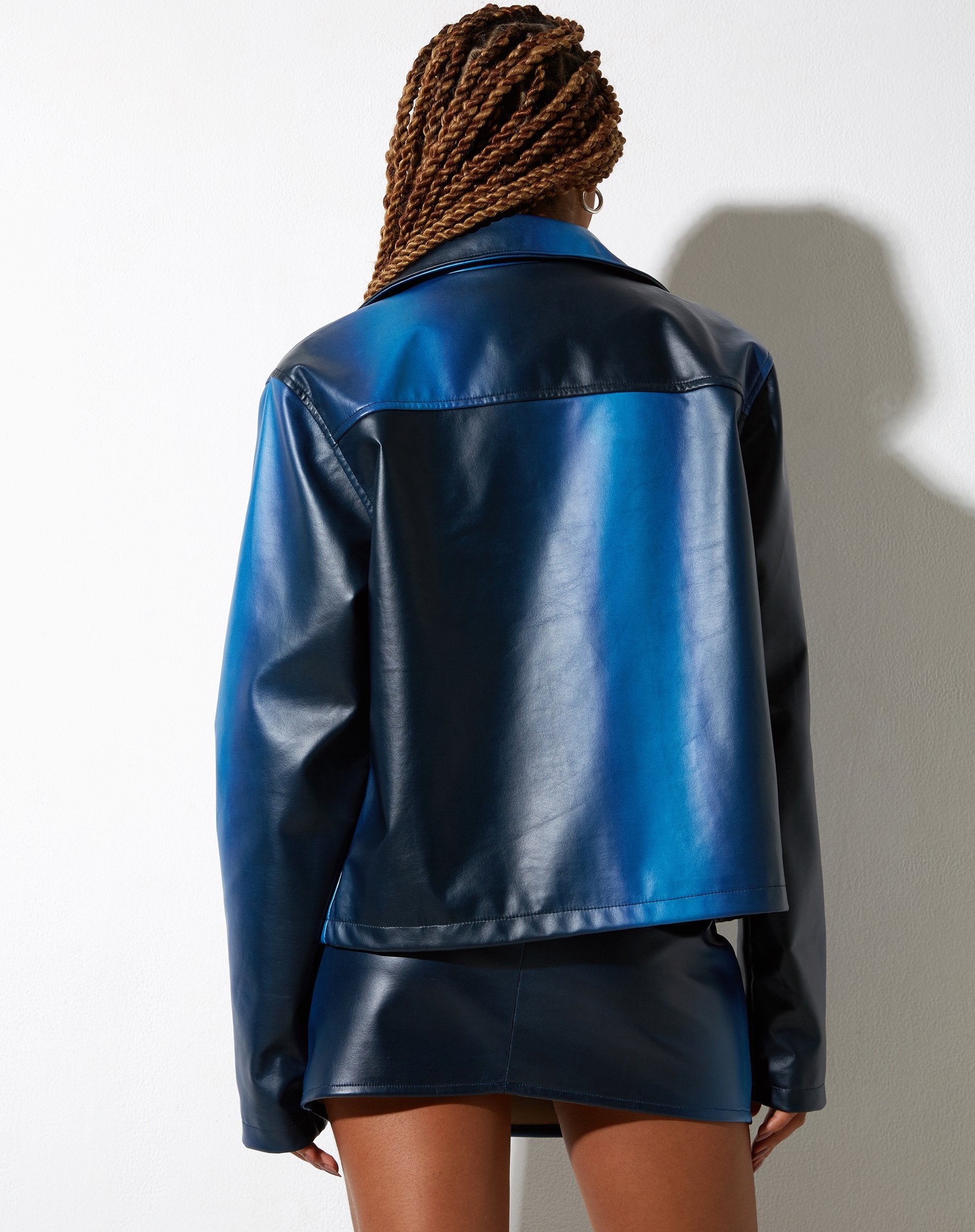 Afbeelding van Pinara Jacket in PU Ombre Blue
