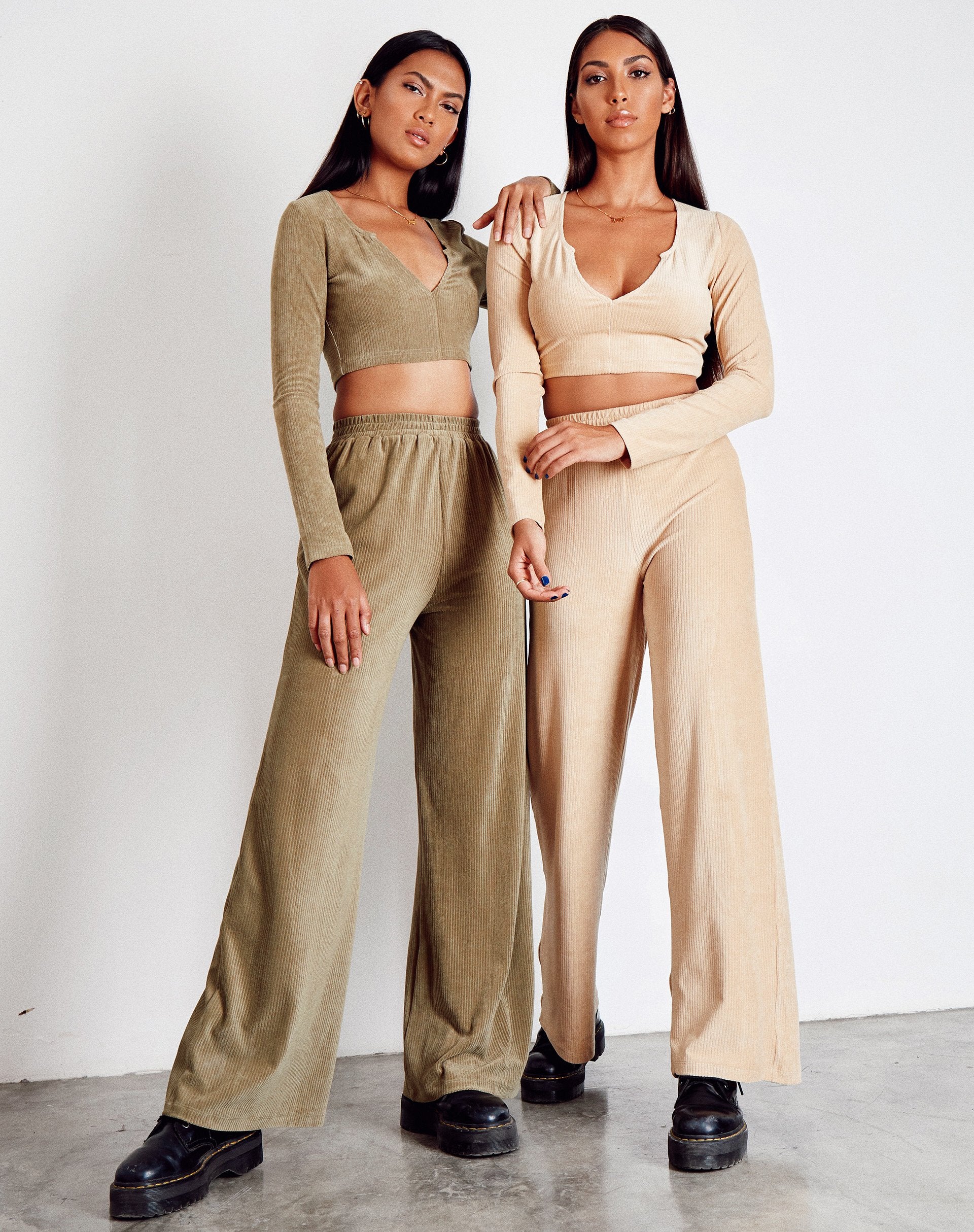 Afbeelding van Obeli broek in fluwelen rib Tan