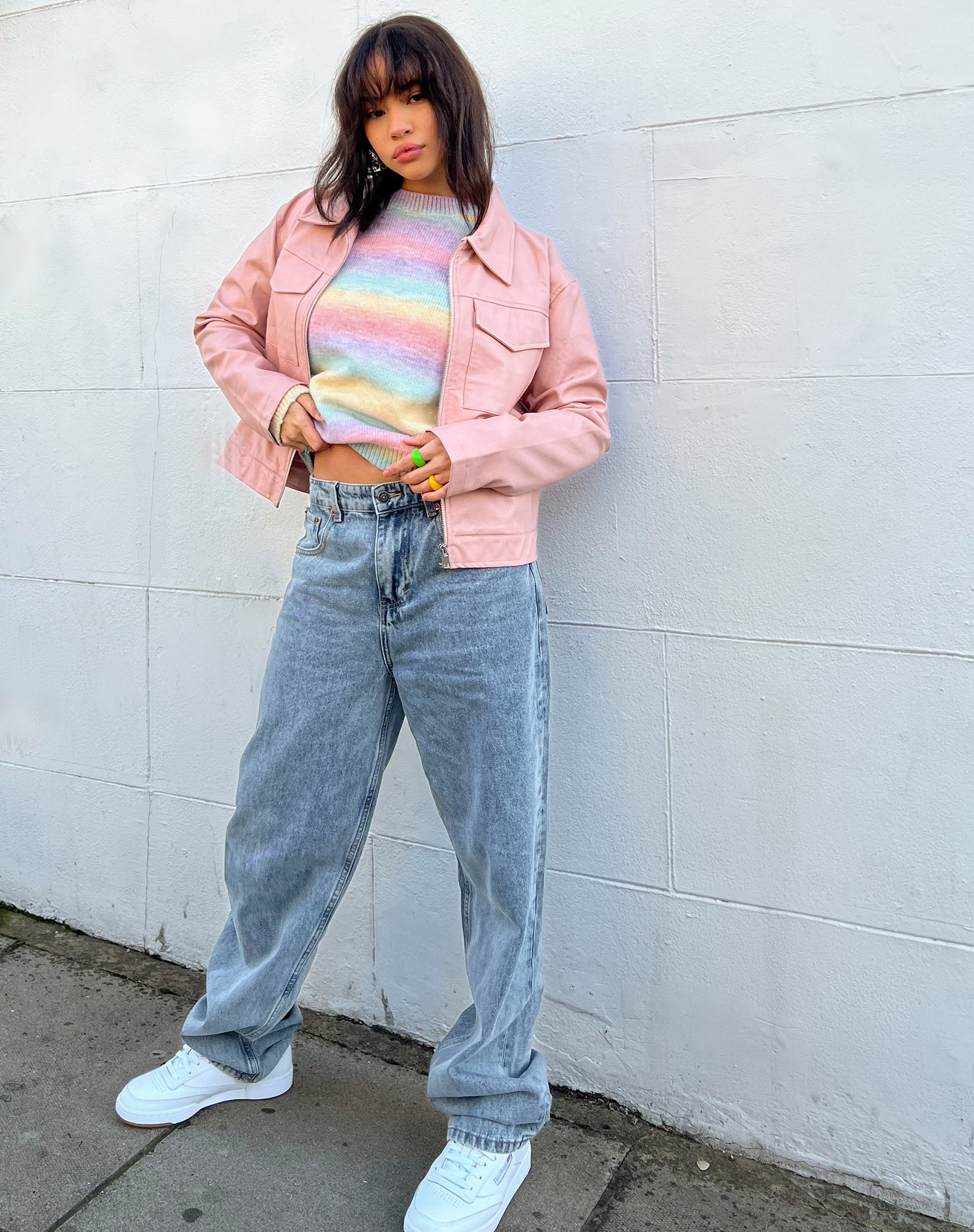 Afbeelding van Natara Jacket in PU Zacht Roze