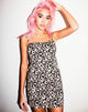 Afbeelding van Selah Bodycon Jurk in Roze Panter
