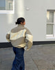Afbeelding van Renee Puffa Jacket in Panelled Cream en Taupe