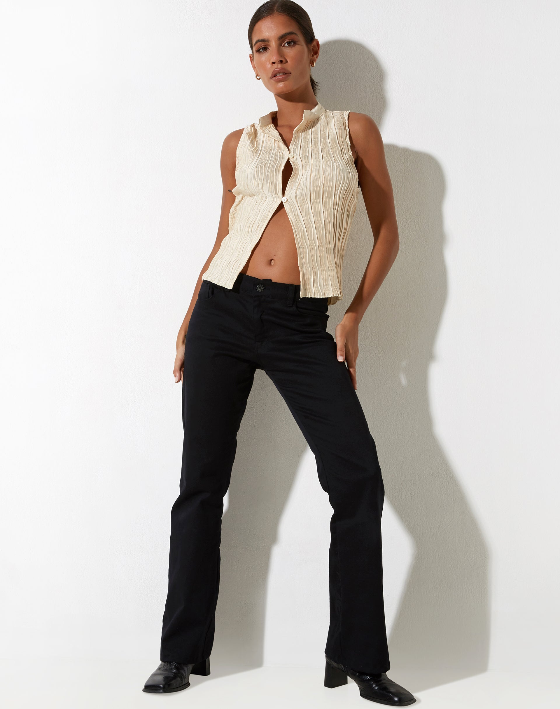 Afbeelding van Inara Top in Crinkle Ivory