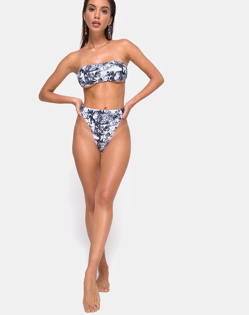 Afbeelding van Izarla Bikini Tube Top in Cherubub Grey