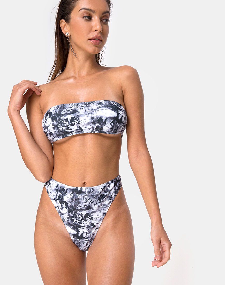 Afbeelding van Izarla Bikini Tube Top in Cherubub Grey