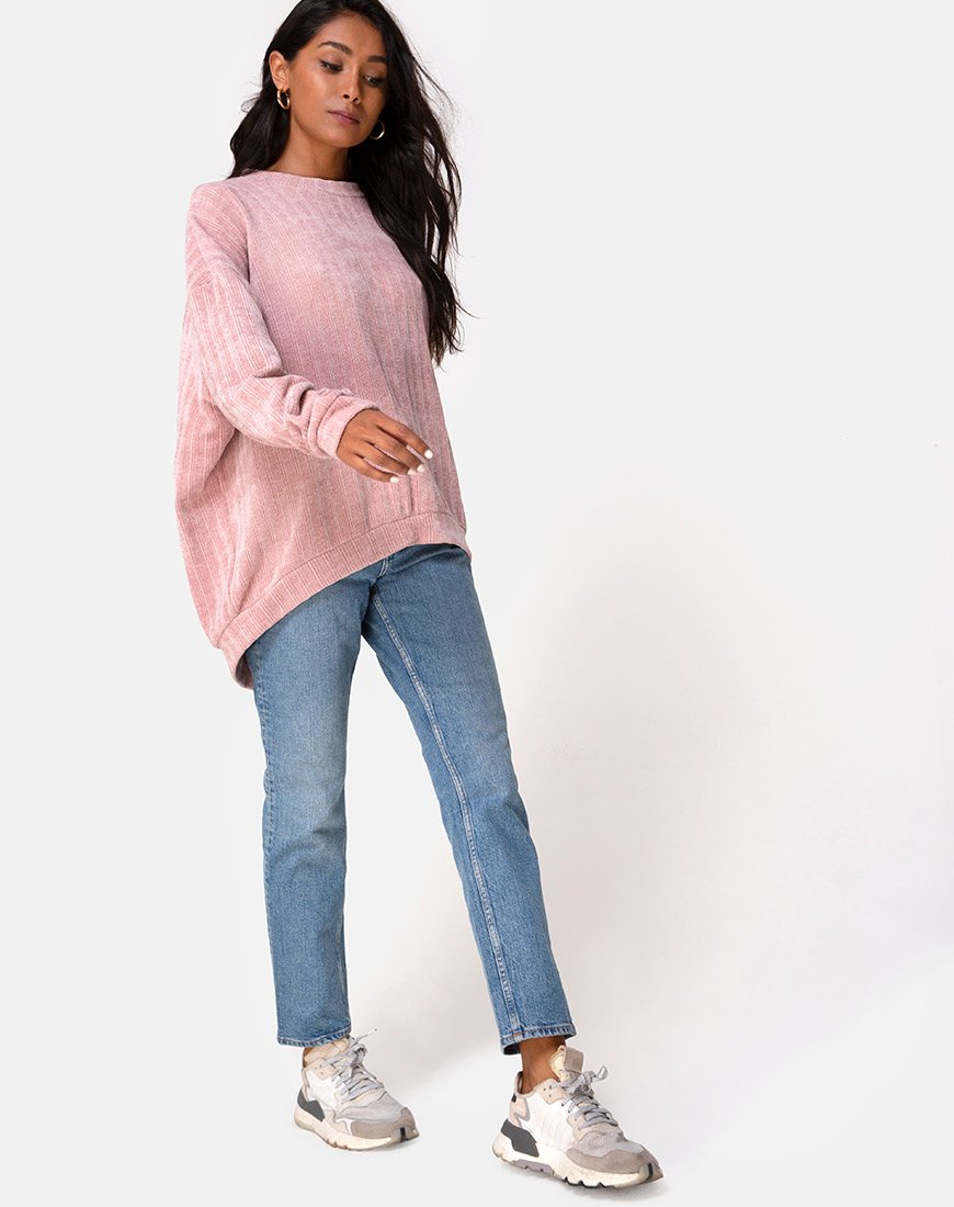 Afbeelding van Jama Trui in gebreid roze