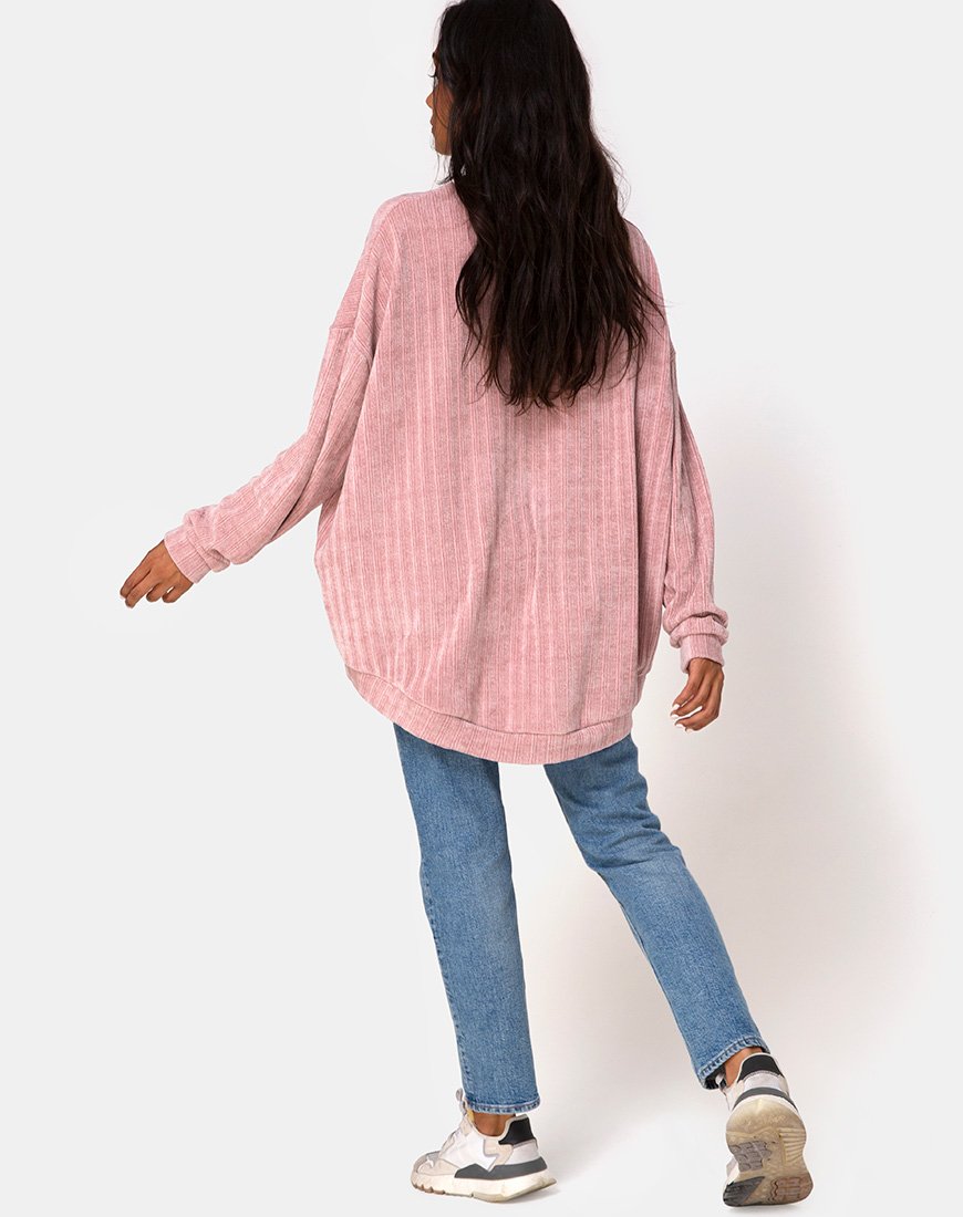 Afbeelding van Jama Trui in gebreid roze