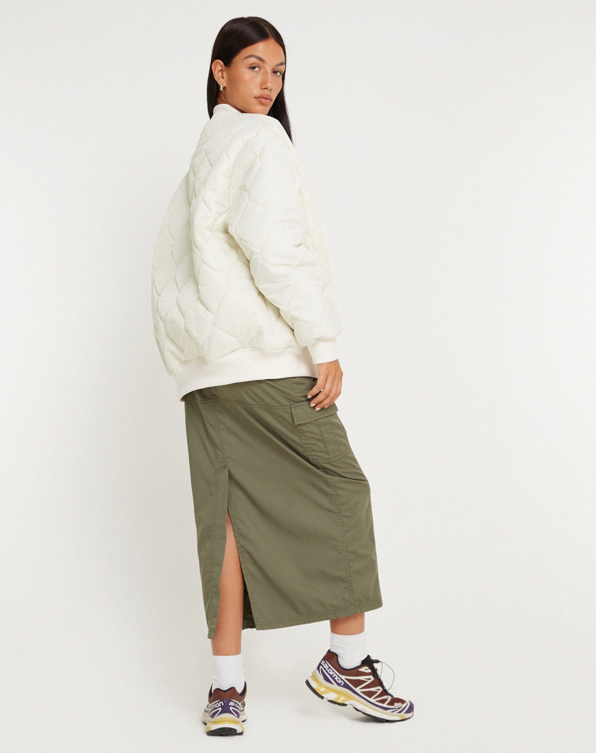 Afbeelding van Jandi Jacket in Quilted Ecru