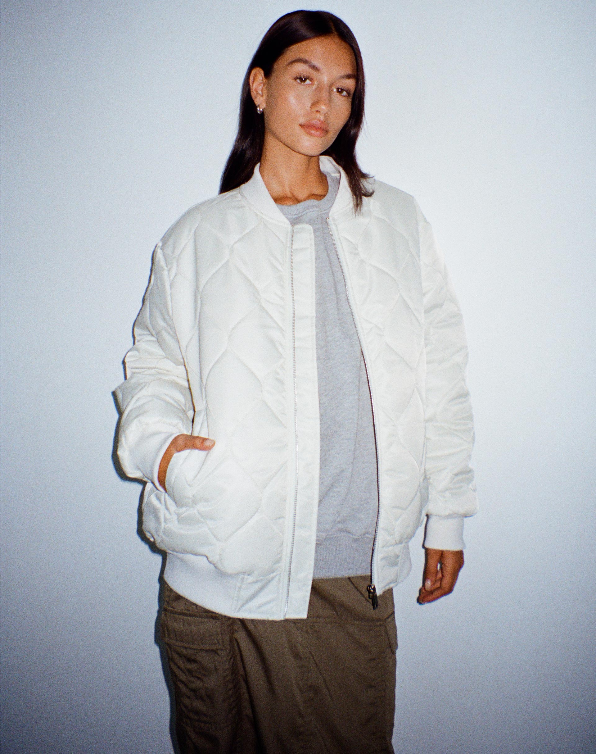 Afbeelding van Jandi Jacket in Quilted Ecru