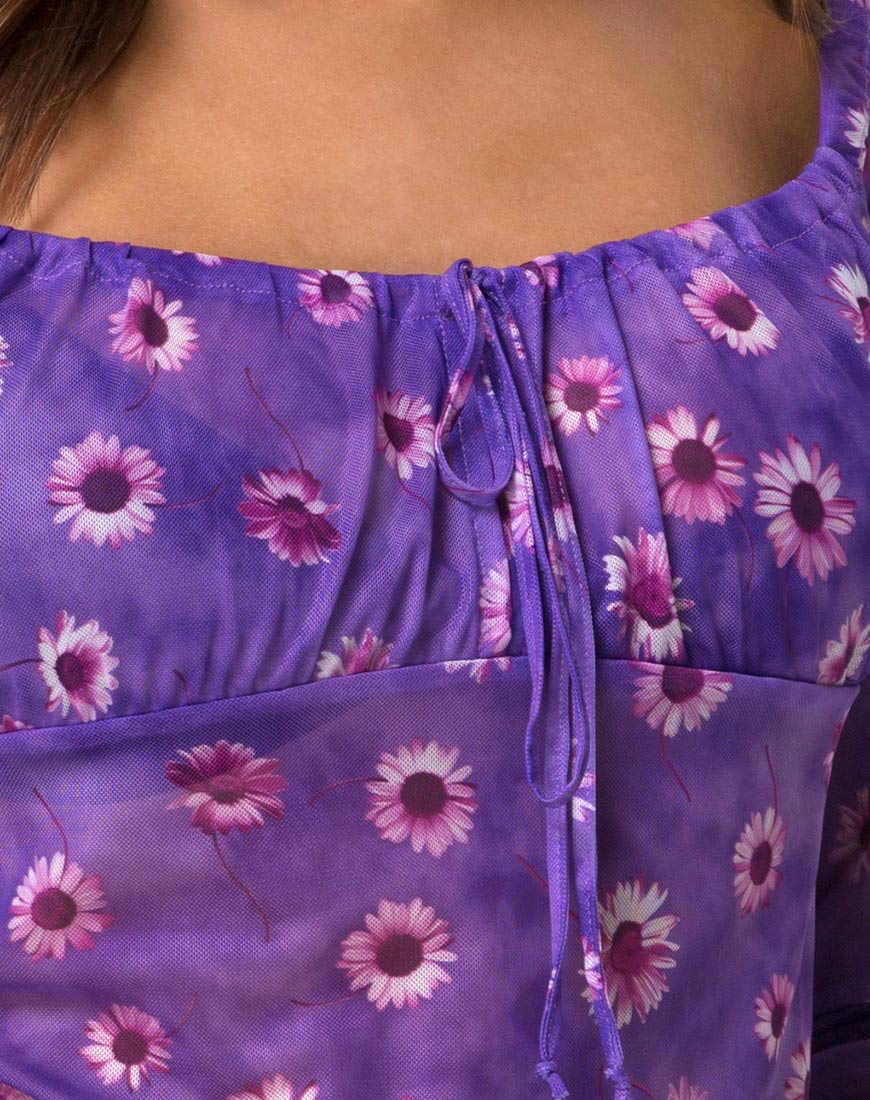 Afbeelding van Janina Top in Daisy Daze paars