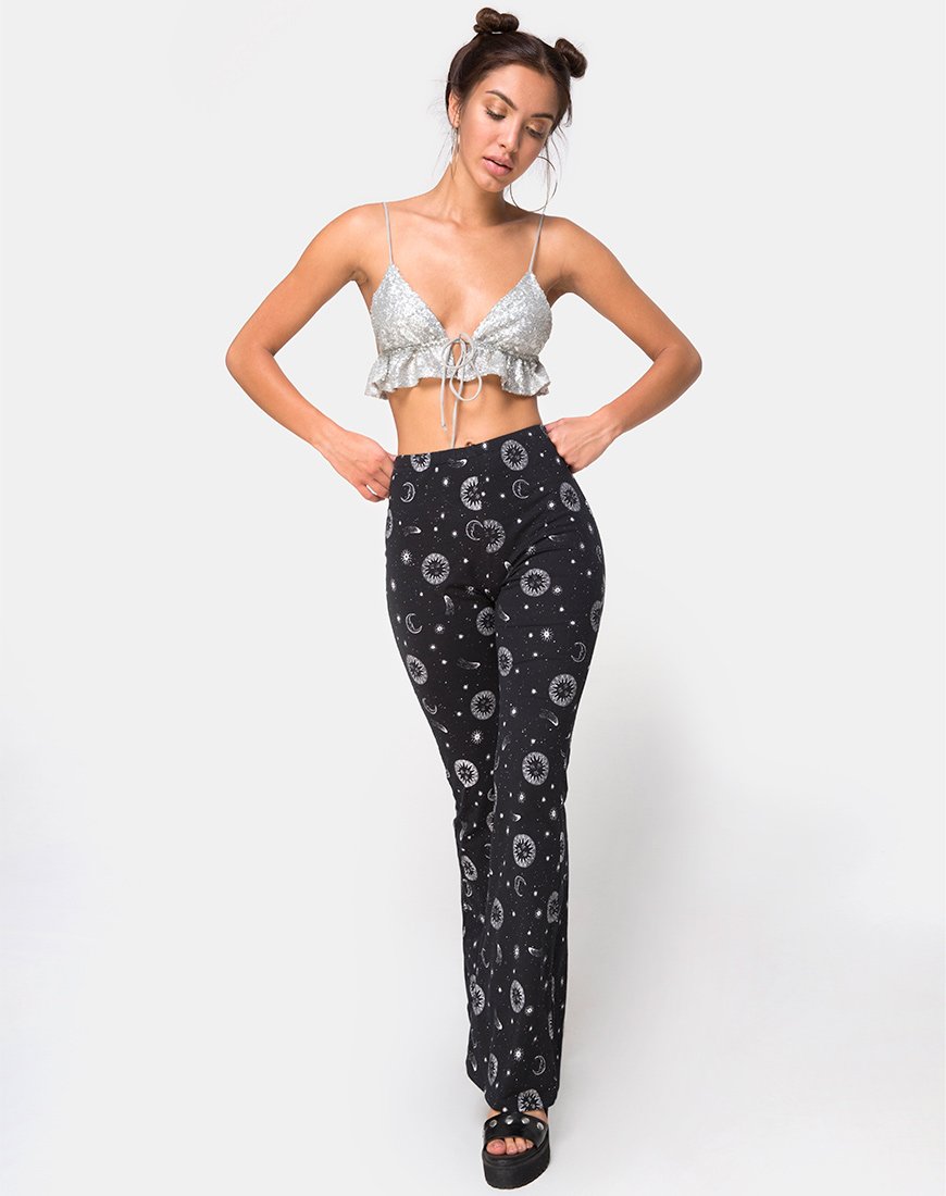 Afbeelding van Jeevan Broek in Klein Hemels Zwart X Princess Polly