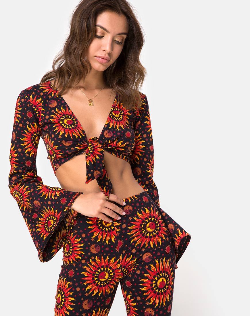 Afbeelding van Espha Crop Top in Hot Sun X Princess Polly