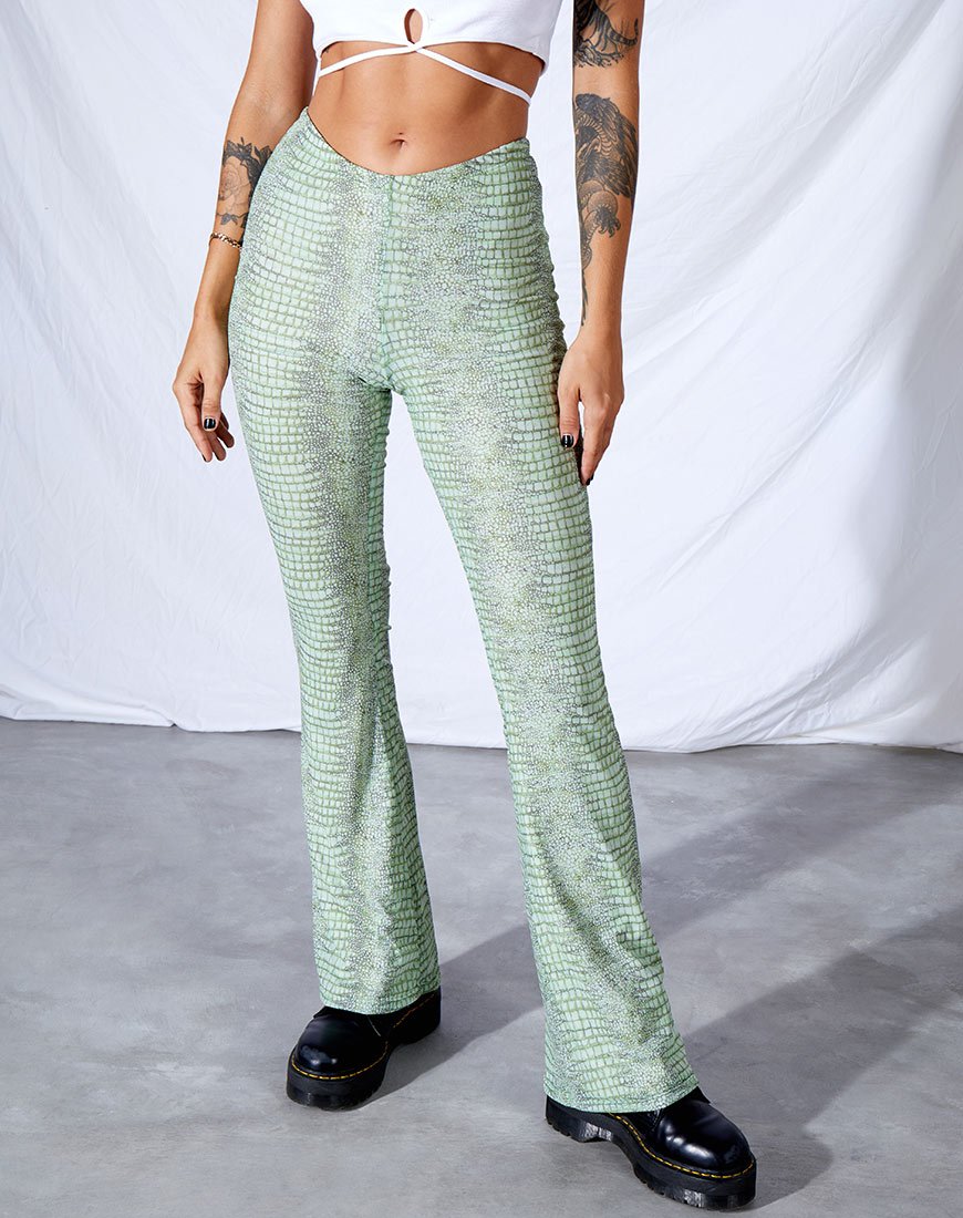 Afbeelding van Devan broek in Lime Croc