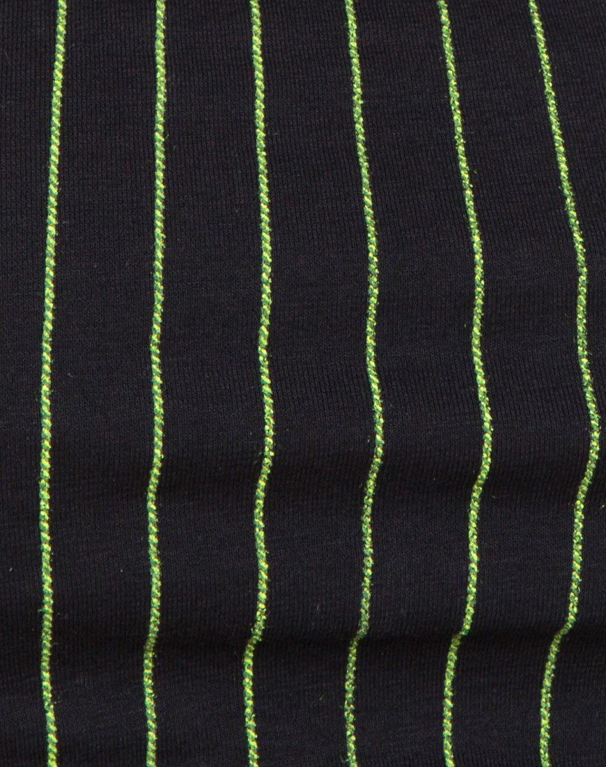 Afbeelding van Jeevan Bandeau Top in Neon Pinstripe
