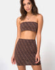 Afbeelding van Kimmy Bodycon Rok in Chinese Maan
