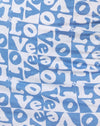 Liefde dambord blauw