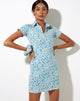 Afbeelding van Jeeves Mini Jurkje in Flower Power Blauw