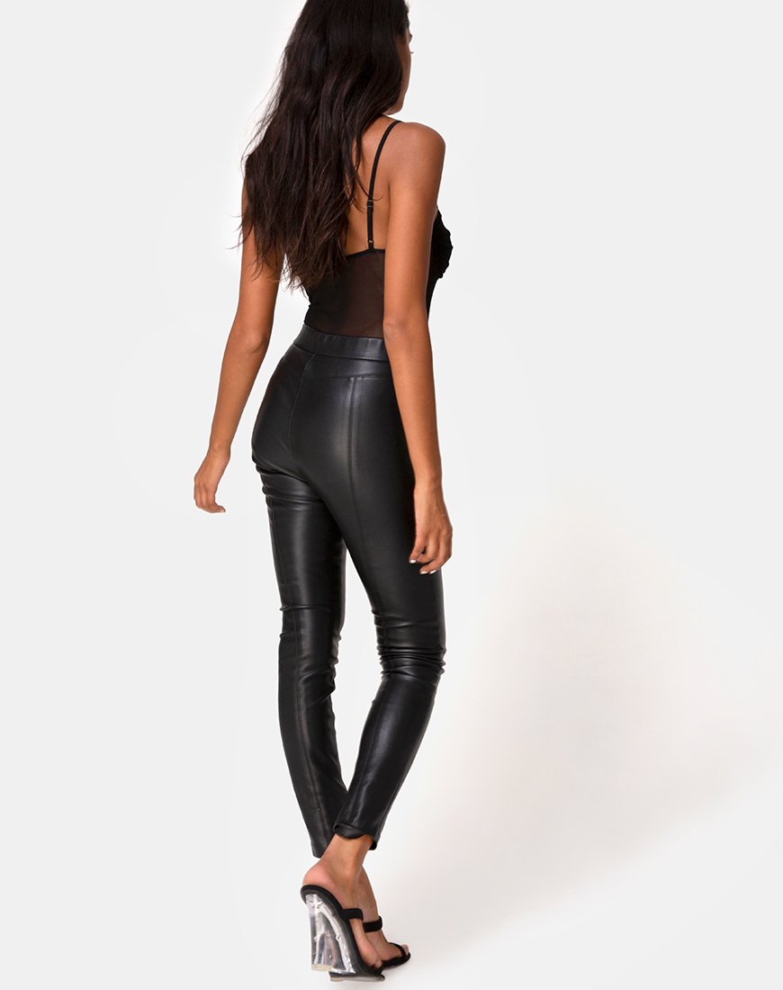 Afbeelding van Jelita Sheer Bodice in Zwart Net