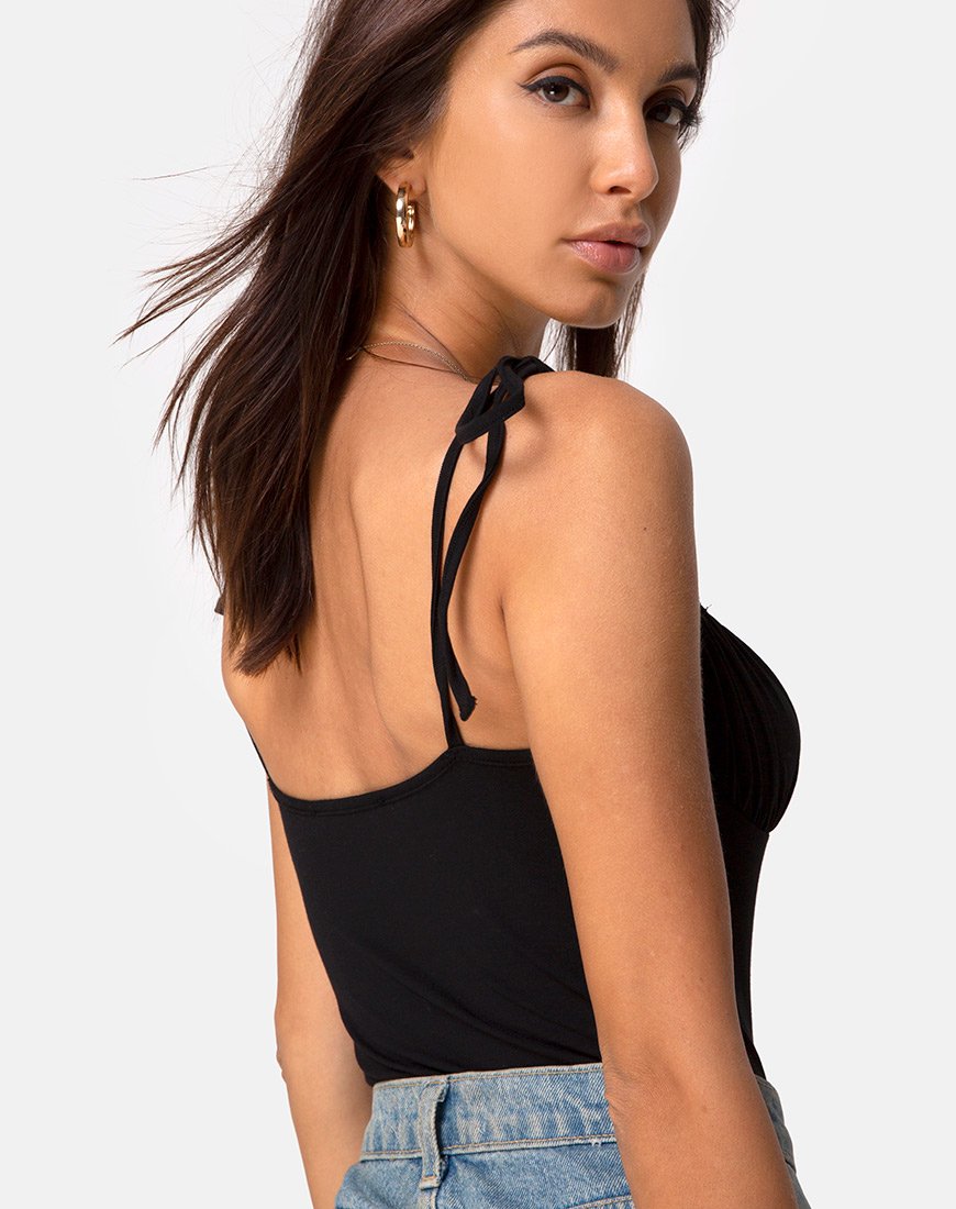 Jella Bodice in Zwart
