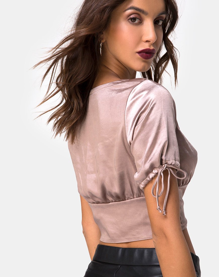 Afbeelding van Jene Top in Satin Mink