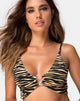 Afbeelding van Jeppa Bralette Top in Tijger