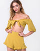 Afbeelding van Jiro Short in Mustard