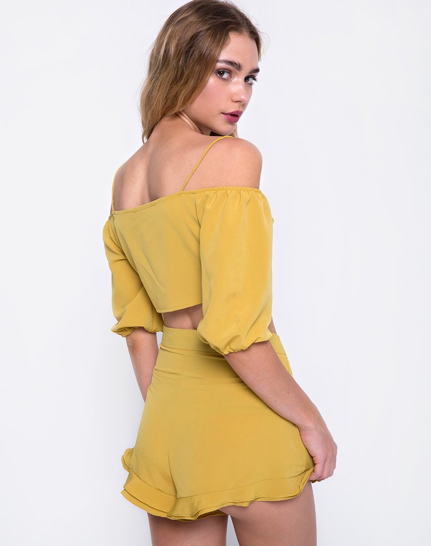 Afbeelding van Jiro Short in Mustard