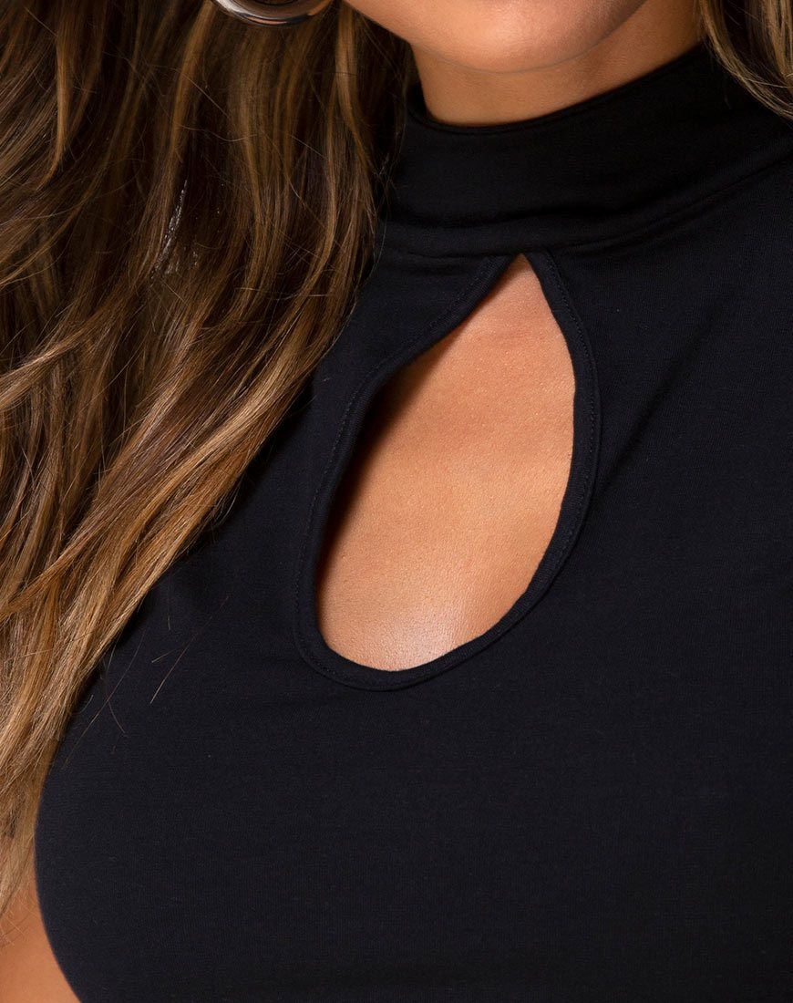 Afbeelding van Jiso Crop Top in Zwart