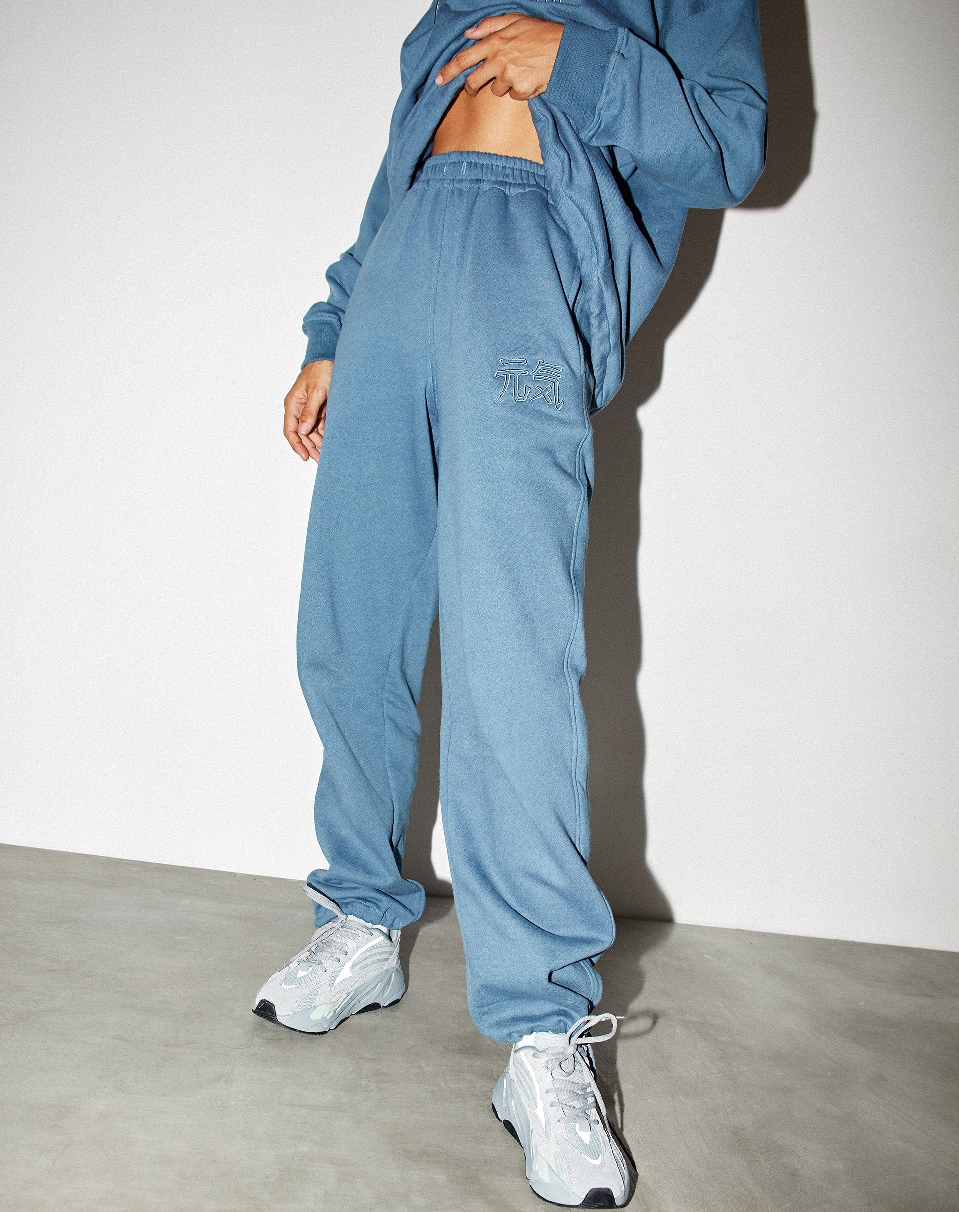Afbeelding van Bungee Jogger in mineraalblauw Japanese Spirit Embro